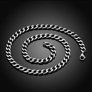 Large Thick Stainless Steel Chain Necklace 22"