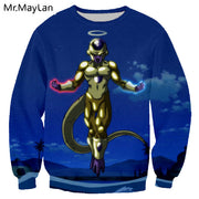 Anime Dragon Ball Sweatshirts Print Cute Kid Goku 3D Outerwear Women Men Long Sleeve  Crewneck Sportswear Coat Tops Harajuku