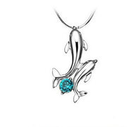 Double Dolphins Pendant Necklace (Private Listing)