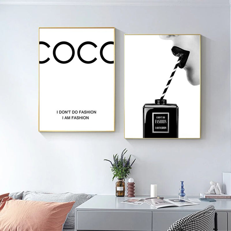 Letter Posters and Prints Modern Home Décor Canvas Painting