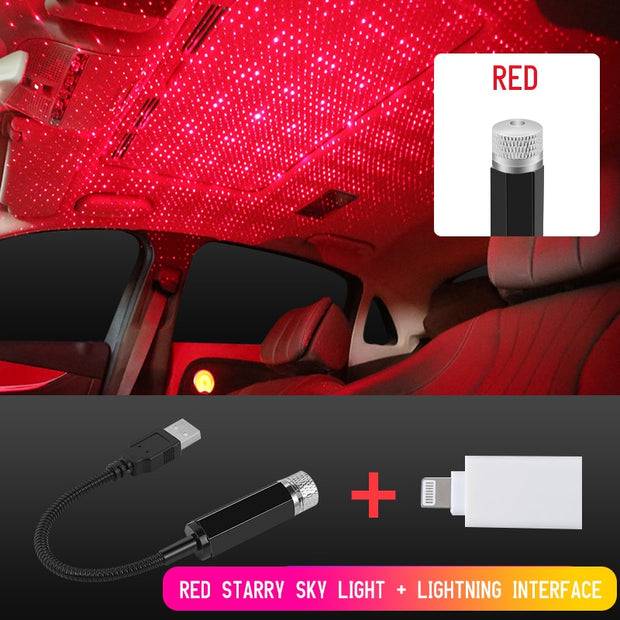 Car Roof  Interior LED  Laser Ambient Projector