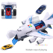 Kids Toys Simulation Track Inertia Airplane Music Stroy Light Plane Diecasts & Toy Vehicles Passenger Plane Toy Car Boys Toys