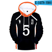 Young manga Harajuku Hooded Sweatshirt 2020 Haikyuu!! Cool Fashion 3D Sawamura Daichi  Adult Kids Pullovers Hoodies Sweatshirts