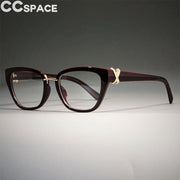 Cat Eye Glasses Frames Women Rhinestone