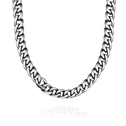 Large Thick Stainless Steel Chain Necklace 22"