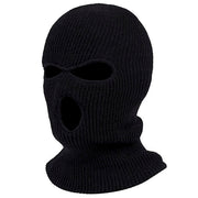 1Pc Embroidery Balaclava Face Mask 3-Hole for Cold Weather, Winter Ski Mask for Men and Women Thermal Cycling Mask Christmas Gif