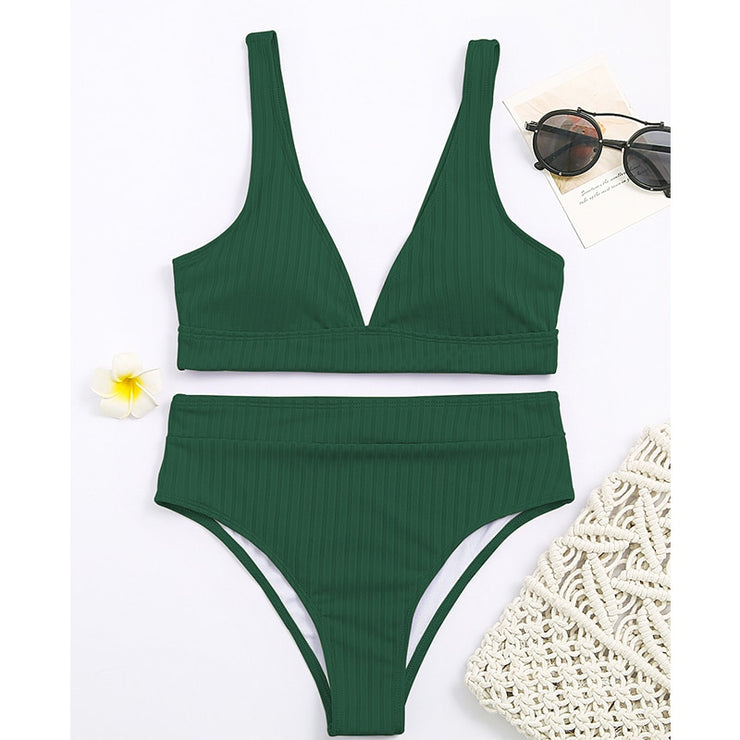 High waist swimsuit