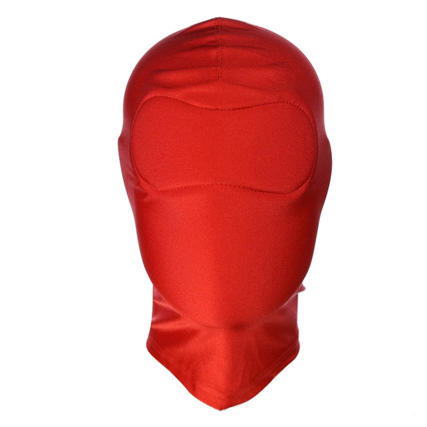 Spandex Erotic Fetish Open Mouth Hood Mask