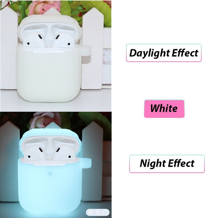 Silicone Case For Apple AirPods Pro Glowing In Dark Luminous Shockproof Protective Sleeve for Air Pods 2 Earphone Box Accessory