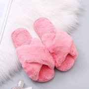 Women's Warm Winter Faux Fur Home Slippers