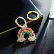 Rainbow big brand AM Earrings