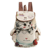 Lovely Cat Drawstring Backpack