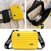 2019 Hot Personality Fashion Women Mini Suitcase Shape Crossbody Bag