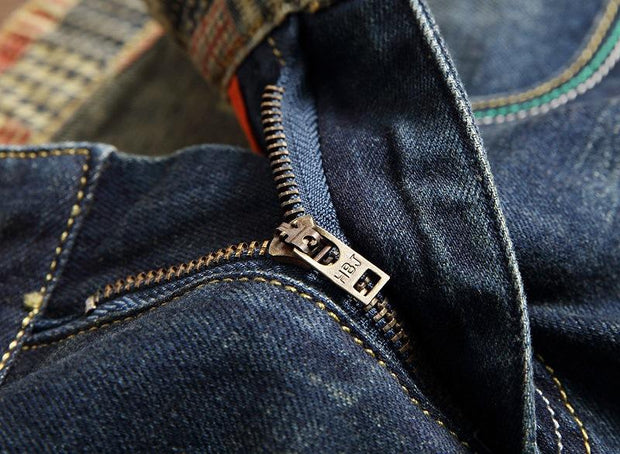 Brooklyn Dark Denim Washed & Repaired Premium Collection