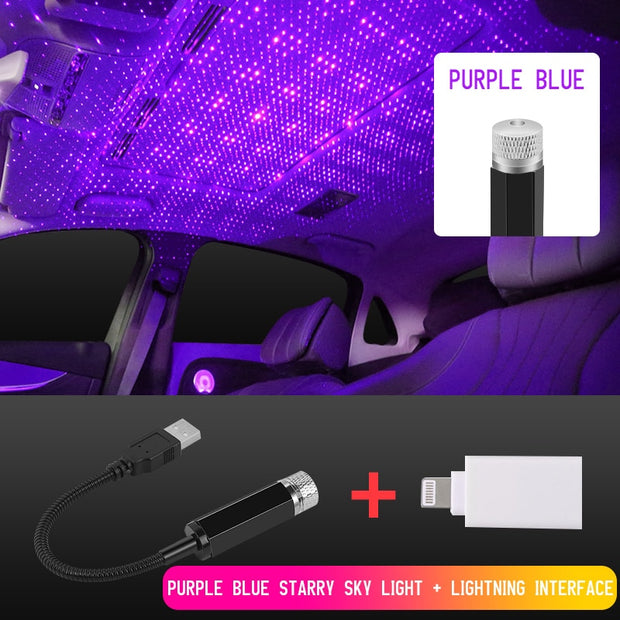 Car Roof  Interior LED  Laser Ambient Projector