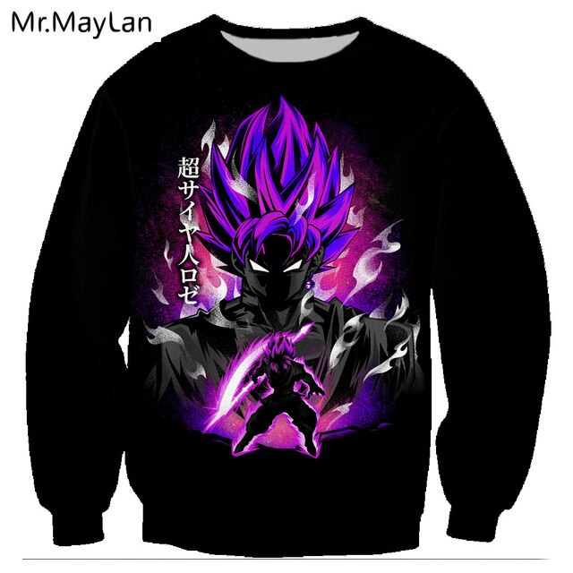 Anime Dragon Ball Sweatshirts Print Cute Kid Goku 3D Outerwear Women Men Long Sleeve  Crewneck Sportswear Coat Tops Harajuku