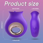 Oral Sucking Vibrator for Women Tongue Nipple Clitoral Stimulator