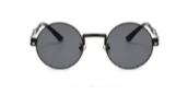 XIU Round Sunglasses Men Women Metal Punk Vintage Sunglass Brand