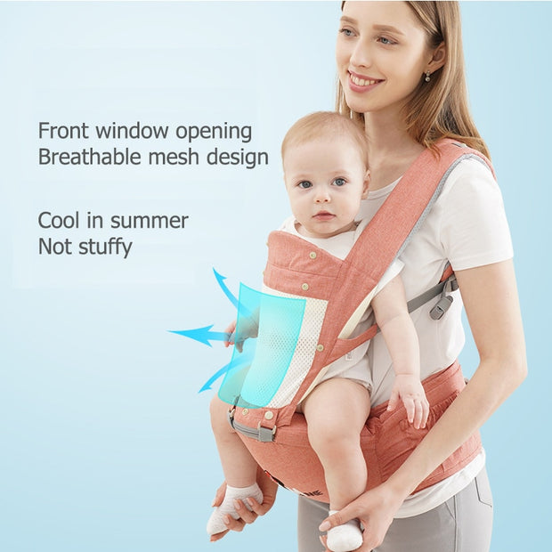 Disney Ergonomic Baby Carrier Infant Kid Baby Hipseat Sling Front Facing Kangaroo Minnie Baby Wrap Carrier For Baby Travel