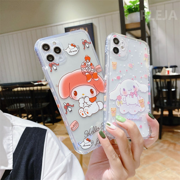 Cute Ornaments Side Frame Print Phone Case For iphone