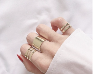 Three Piece Opening Rings