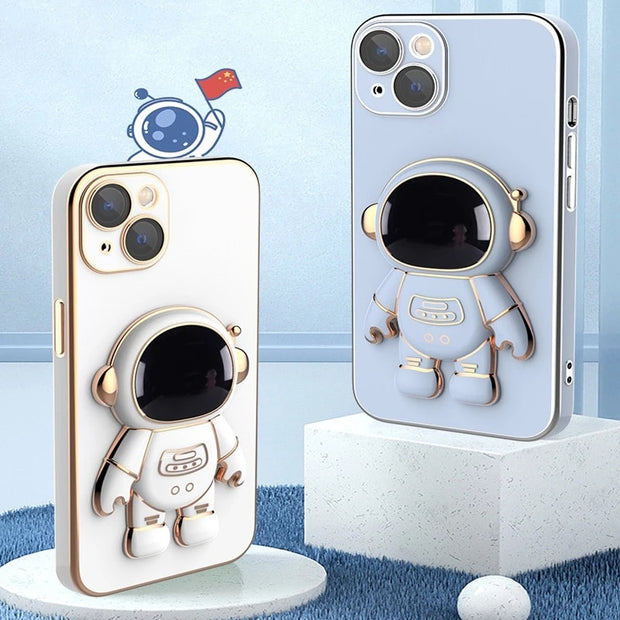 3D Astronaut  iPhone Case with Holder