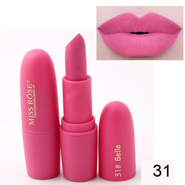 MISS ROSE Lipstick Matte Waterproof Velvet Lip Stick