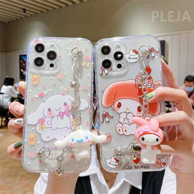 Cute Ornaments Side Frame Print Phone Case For iphone