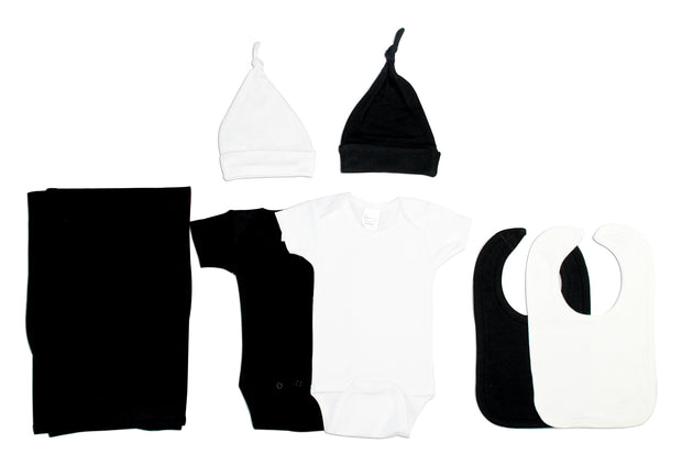 Black And White 7 Piece  Set