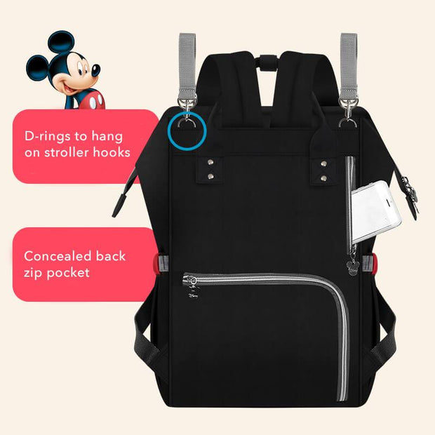 Disney Mickey & Minnie Pocket Patterned Diaper Bag