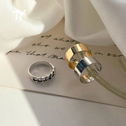 Three Piece Opening Rings