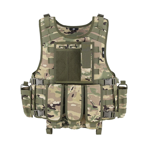 MGFLASHFORCE Molle Airsoft Vest Tactical Vest Plate Carrier Swat Fishing Hunting Vest Military Army Armor Police Vest