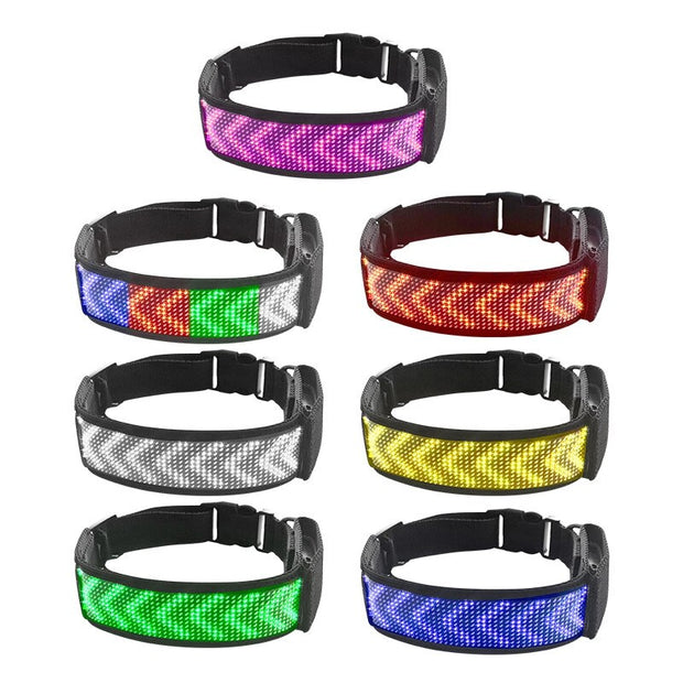 Luminous Pet Collar Bluetooth APP