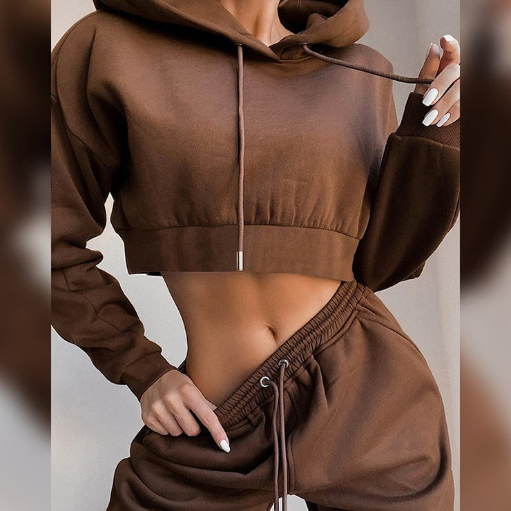 hirigin 2020 Winter Fashion Outfits for Women Tracksuit Hoodies Sweatshirt and Sweatpants Casual Sports 2 Piece Set Sweatsuits