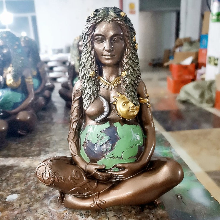 Mother Earth Art Statue