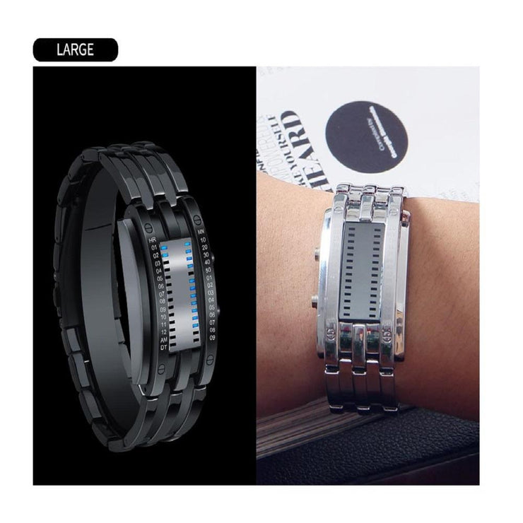 Futuristic Digital Wrist Watch