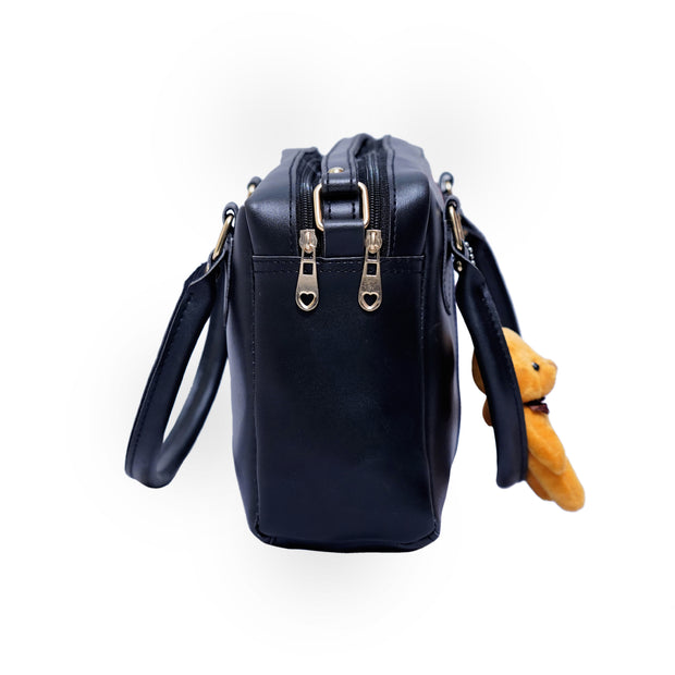 Cute Design Teddy Sling Bag For Woman And Girls