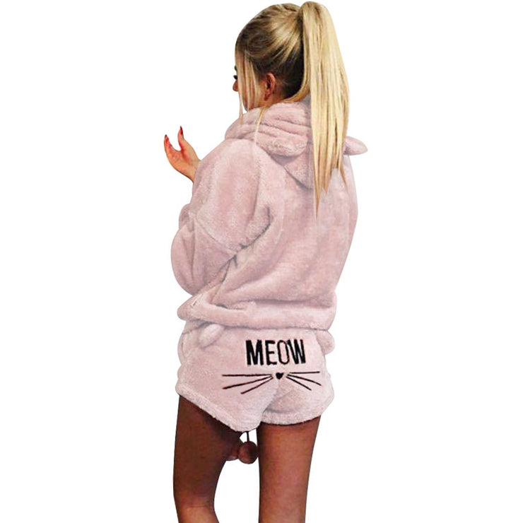 Meow Hoodie PJ's set