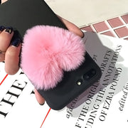 Lovely 3D Furry Love Hearts Cute hair Phone Case For iphone X XR XS MAX 6 6S 7 8 Plus 11 pro 12 SE Fashion Soft TPU Back Cover