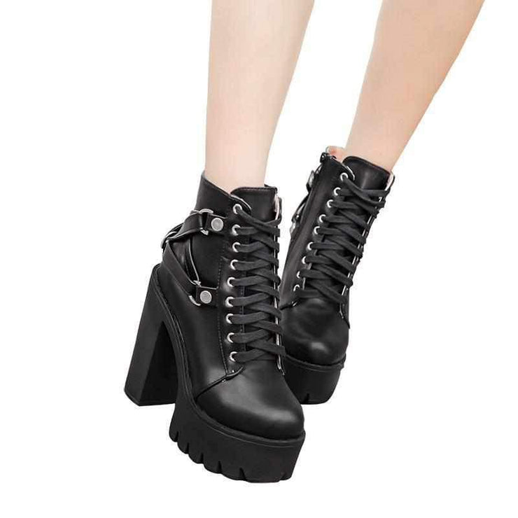 Jessica Platform Boot Heels