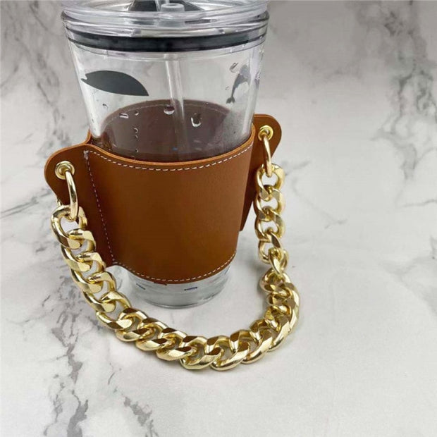 Hand-carrying Milk Tea Drink Cup Holder Detachable Chain