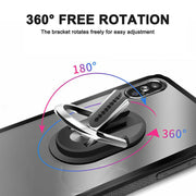 Multipurpose Mobile Phone Holder 360 Degree Car Air Vent Grip Mount Stand Rotation Magnetic Finger Ring Phone Holder Bracket