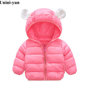 Kids Warm Outerwear Hooded Coat