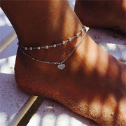 Boho Style Star Anklet Fashion Multilayer Foot Chain