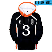 Young manga Harajuku Hooded Sweatshirt 2020 Haikyuu!! Cool Fashion 3D Sawamura Daichi  Adult Kids Pullovers Hoodies Sweatshirts