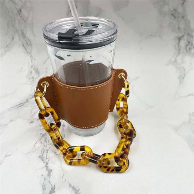 Hand-carrying Milk Tea Drink Cup Holder Detachable Chain