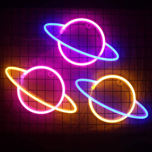 Planet Bar Neon Sign Light