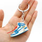 3D Mini Shoes Keychain Anime British Style Small Sneaker Keychains For Bags Small Gift Key Chain Jewelry Car Keyring Accessory