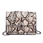 Crossbody Bags for Women Snake Print Shoulder Bag