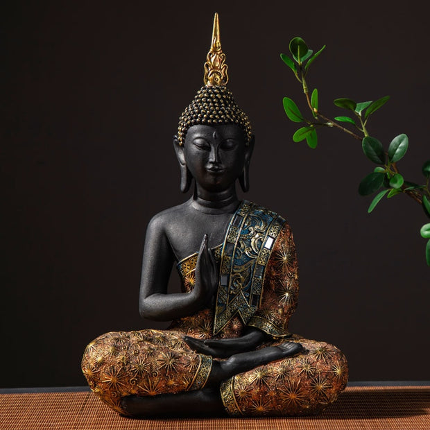 Hand Made Buddhism Hindu Fengshui Figurine Meditation